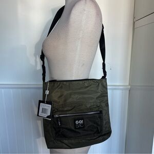 GO! SAC Olive Crossbody Bag with Front Pocket #116